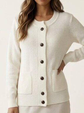 KIMLON Vintage Cream Knit Sweater
